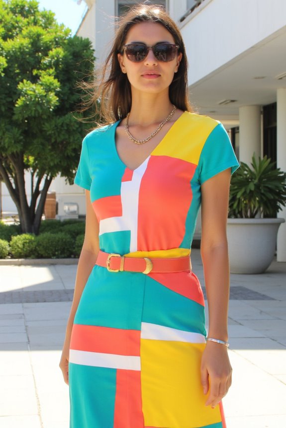 bold monochrome color blocking styles