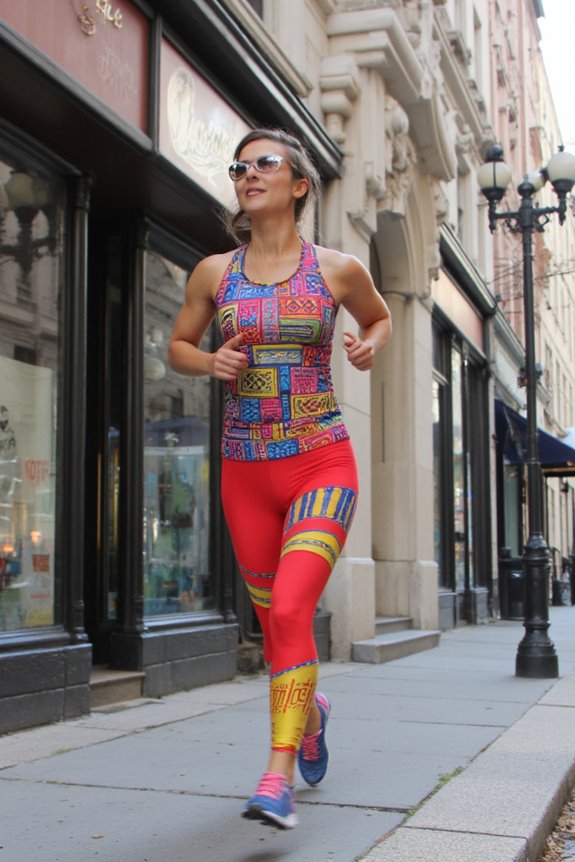 bold retro running style