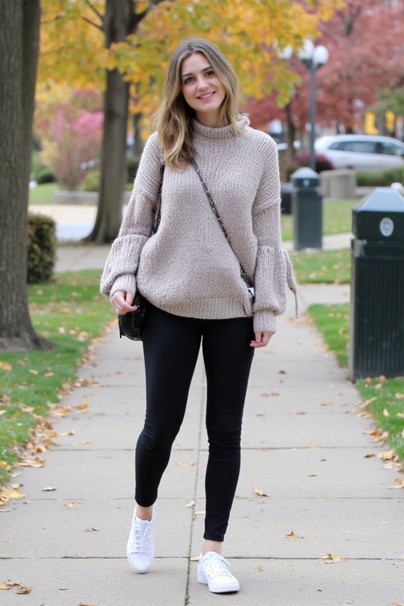 effortless oversized sweater style
