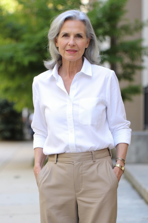 effortlessly chic tailored ensemble
