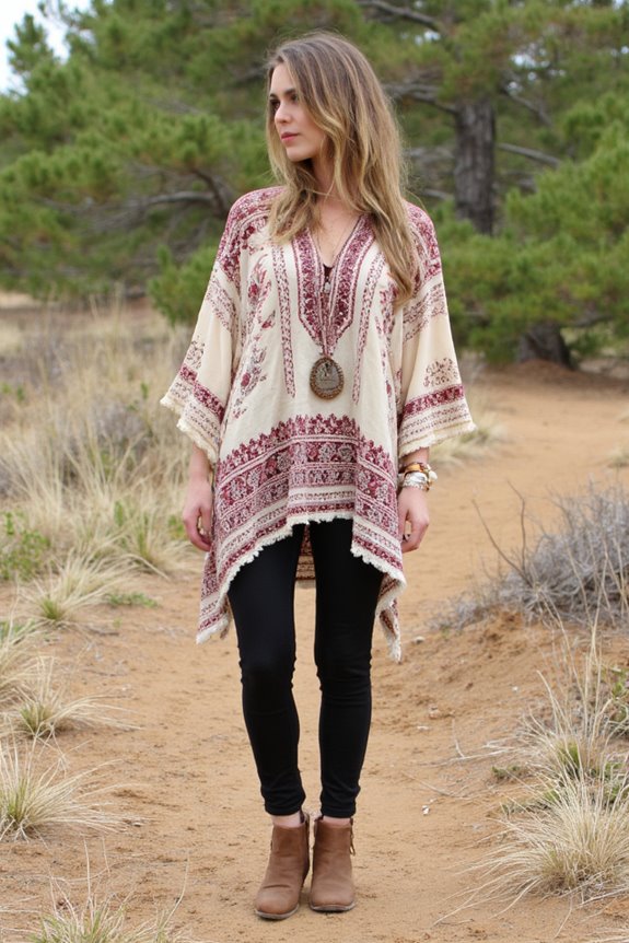 flowy tunics ankle boots