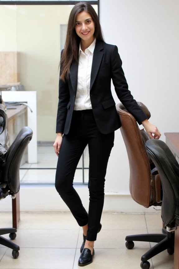 polished business casual look