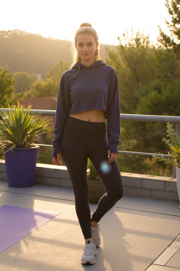 stylish workout outfit combo